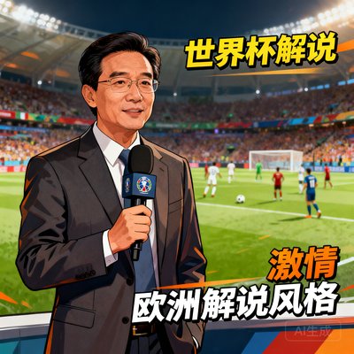 足球解说苏东，曾解说世界杯、欧洲杯，风格激情